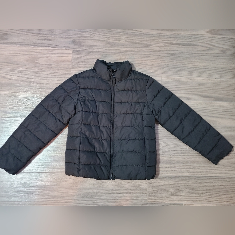 4 Girl's Jackets and Coats. Size 7-8. Children's Place, Uniqlo & Crazy 8.